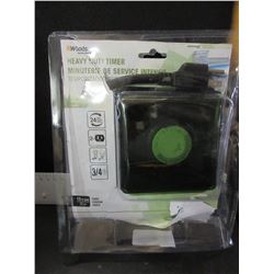 New Woods Heavy Duty Timer with 2 outlets / 24 hr
