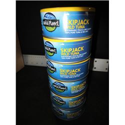 6 New Wild Planet Skipjack Wild Tuna - 5oz cans / Exp - Nov-2019