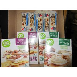 New Black bean dip/hummas crackers & Caramel nut roll bars-Exp-jul/sept