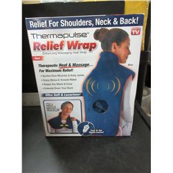 Thermapulse Relief Wrap extra-long massage heat wrap / shoulder/neck/back