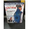 Image 1 : Thermapulse Relief Wrap extra-long massage heat wrap / shoulder/neck/back