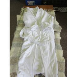 New Genuine Turkish Cotton Bath Robe  / made in Denizli Turkey / size S