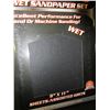 Image 1 : New 20 piece Wet Sandpaper set / 60-100-150-240 grits 5 of each