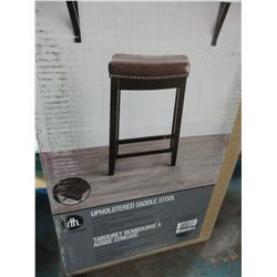 New Upolstered Saddle Stool