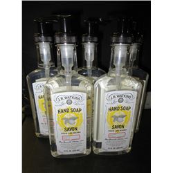 5 New J.R Watkins Hand Soap Savon / 11 fl oz / with pump