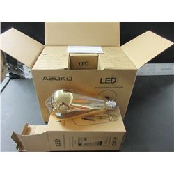 New 6 Pack LED Antique Edison Bulbs st64 - 6w dimmable / $85.00 in store