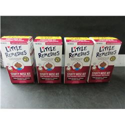 New lot of 4 Little Remedies Stuffy Nose Kits / newborn + infantsEXP/2019