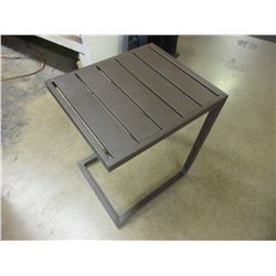 New Metal Patio side table 14 x 16 x 20 inches tall