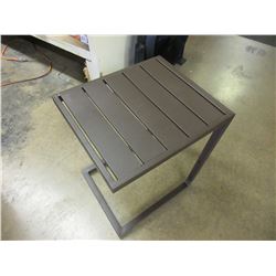 New Metal Patio side table 14 x 16 x 20 inches tall