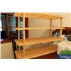 Image 2 : Laundry Hamper, NIB Towel, Washcloths, Drying Line and Wooden Shelves (26"x10")