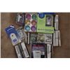Image 1 : Lot of NIB Misc Household (Playing Cards, USB Web Camera, Metal Jars, Open Door Monitor, Candle Hold