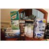 Image 2 : Box of Misc Household Items (Lightbulbs, Lights, Cords, Etc)