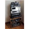 Image 1 : Lot of Vintage Sound Systems w/Stand