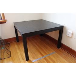 Black Square Side Table (22” x 28” x 28”)