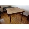 Image 1 : Brown Square Side Table (18” x 28” x 28”)