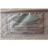 Image 2 : Twin Mattress w/Bed Frame & Pillows (2)