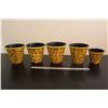 Image 1 : Set of Painted Flower Pots (5)