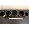 Image 2 : Set of Painted Flower Pots (5)