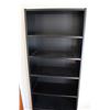Image 3 : Black Wooden Shelf w/Adjustable Shelving (79” x 24” x 11”)