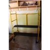 Image 1 : Wheeled Metal Stepping Scaffolding (44” x 21” x 52”)