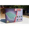 Image 2 : NIB Coleman Deluxe Airbed w/Built in Pump (Twin)
