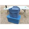 Image 1 : Empty Rubbermaid Tubs (2 Medium, 1 Large)