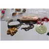 Image 6 : Lot of Misc Pins (Elephants), Jewellery, Shoes and Hat