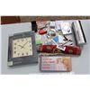 Image 1 : Lot of Misc Household Items (Wall Clock, Sony Digital Camera, Hanger Bar)