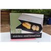 Image 1 : NIB Stainless Steel Breadbox