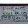Image 1 : Lot Of Saskatchewan License Plates