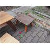 Image 3 : Lot Of Wood Tables And Foot Stools