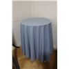 Image 1 : Boutique Table w/Blue Tablecloth (20”x24”)
