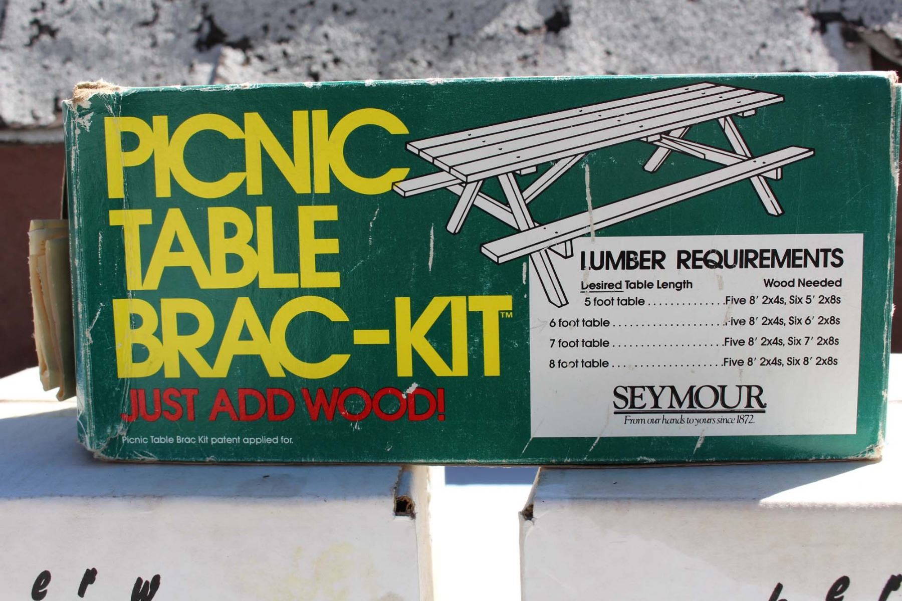 Picnic Table Bracket Set and Tree Bands (2 Boxes)