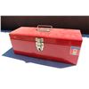 Image 1 : Red Metal Mastercraft Toolbox w/Tools Inside