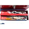 Image 3 : Red Metal Mastercraft Toolbox w/Tools Inside