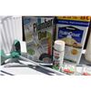 Image 3 : Lot of Misc Outdoor/Indoor Product (Garbage Cans, Toilet Snake, Paint Thinner, Grabbers)