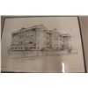 Image 4 : Central School Battleford SK, 8/150  Print By Velma Foster (Professionally Framed & Matted)