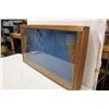 Image 3 : Wooden Glass Display Case w/Angled Risers (38"x22"x4")