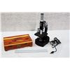 Image 1 : Vintage VW&R Micromaster Microscope and Wooden Box