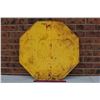 Image 2 : Yellow Metal Stop Sign