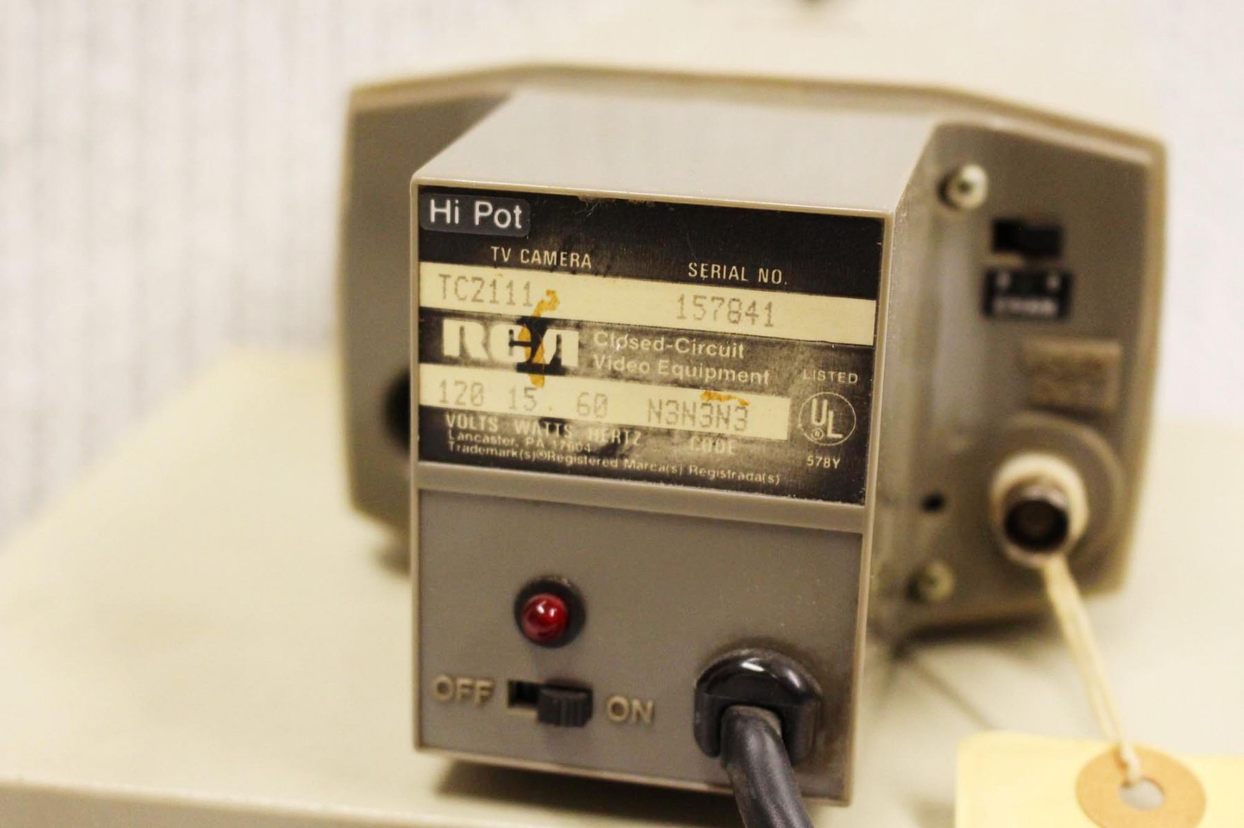 Vintage Radioshack Observation System and RCA Security Camera