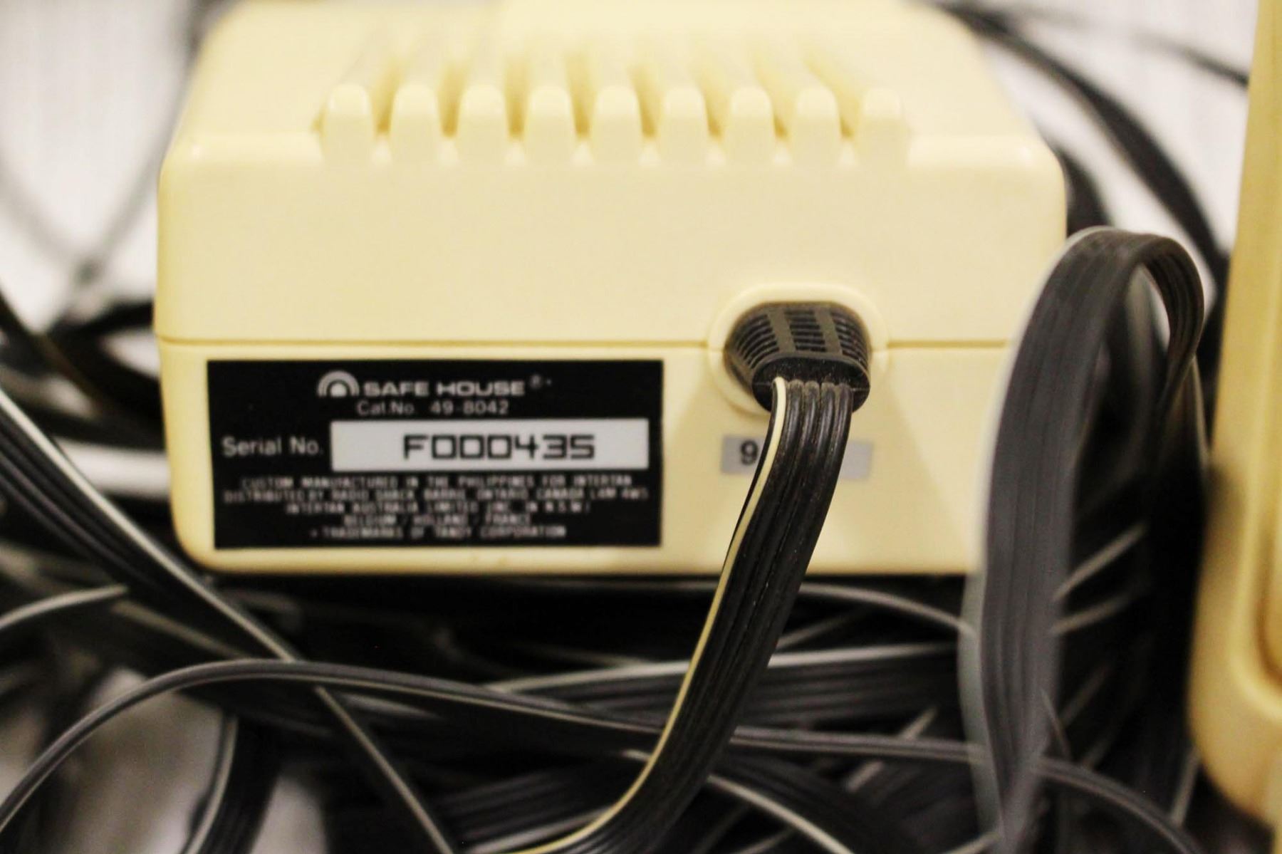 Vintage Radioshack Observation System and RCA Security Camera