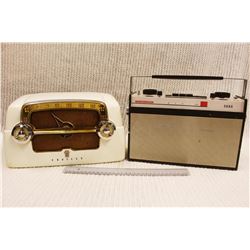Vintage Crosley Radio and Portable Saba Radio