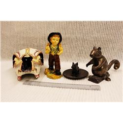 Misc Decor (Nut Cracker, Painted Yard Decoration)