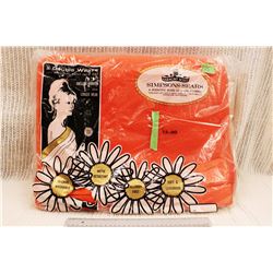 Vintage Simpsons-Sears Double Weave Blanket 72"x 90"