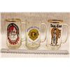 Image 3 : (7) Glass Beer Mugs