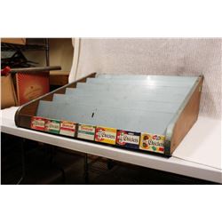 Vintage Metal Chiclets Display (32"x 32"x 10")