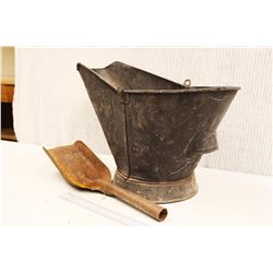 Vintage Metal Coal Pail