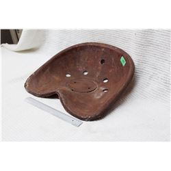 Vintage Metal Tractor Seat
