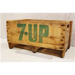 Vintage Wooden 7 Up Crate